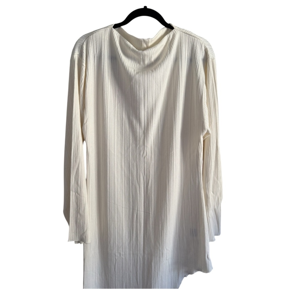 Cream Long Sleeve Dress - Picture 3 of 4